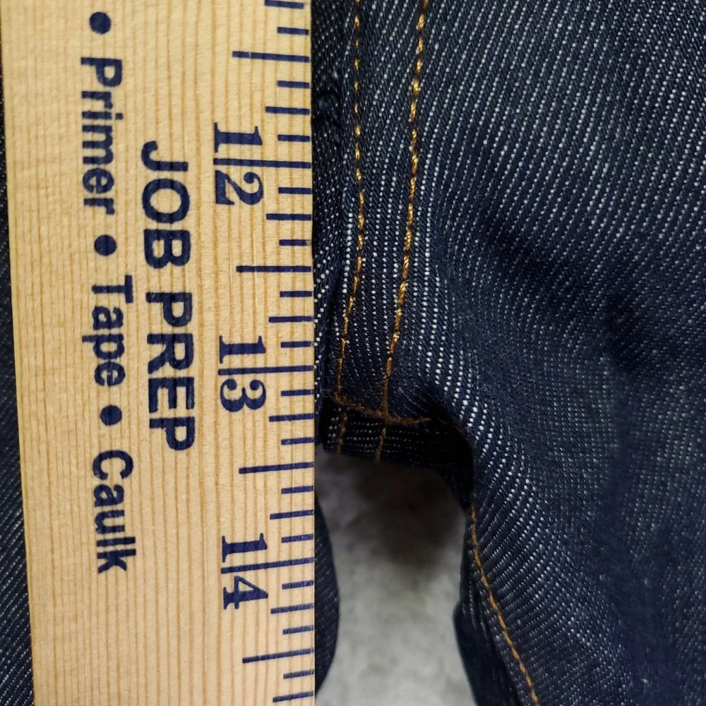 Levis 501 Original Mens Jeans 40x36 Dark Indigo Shrink Fit Button Fly 00501-0000